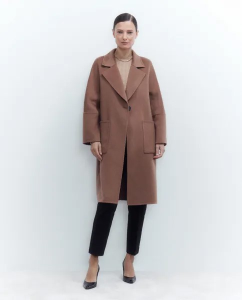 Женское длинное двубортное пальто El Corte Inglés