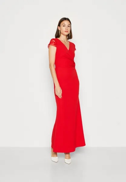 Платье из джерси Wrap Maxi Dress WAL G., красный