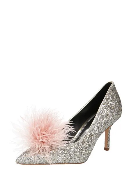Высокие туфли Kate Spade MARABOU, золото серебро