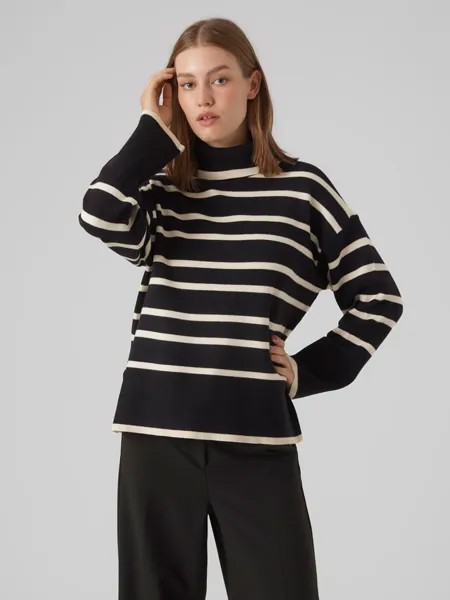Пуловер Vero Moda, цвет schwarz/creme