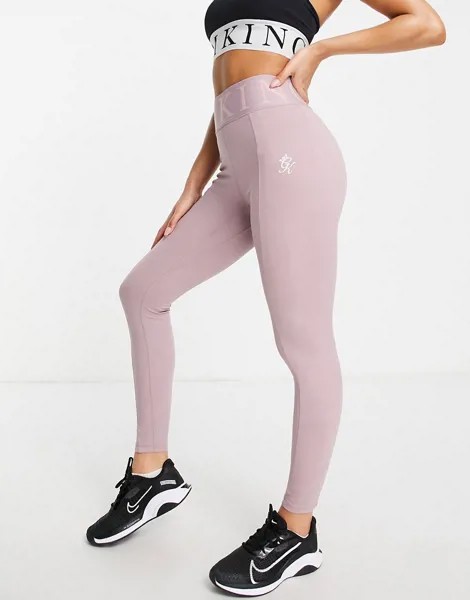 Розовые леггинсы Gym King Focus-Красный