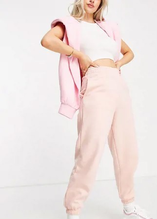Розовые джоггеры с манжетами от комплекта New Look Petite-Розовый цвет