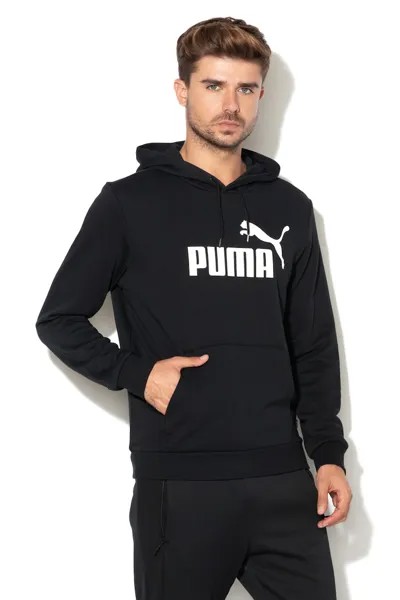 Толстовка с капюшоном и логотипом Puma, черный