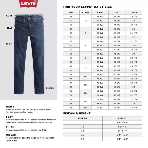 Мужские джинсы 501 Original с усадкой по фигуре, Серебристые Levi's, серебристый
