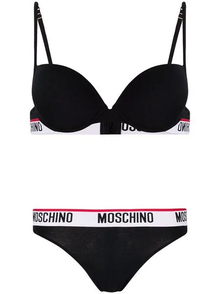 Moschino бюстгальтер с логотипом