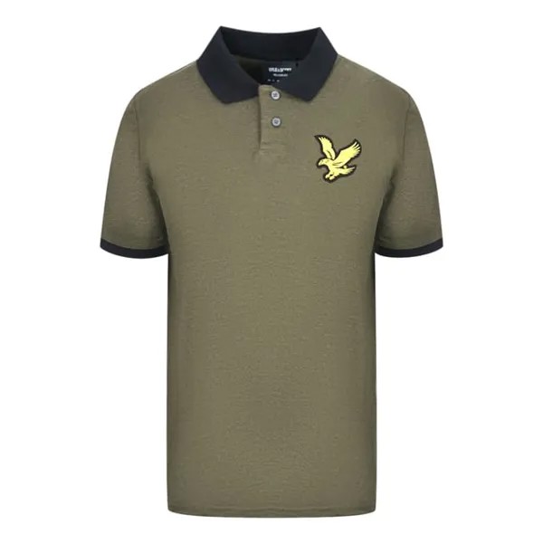 Рубашка-Поло Olives Lyle & Scott, зеленый