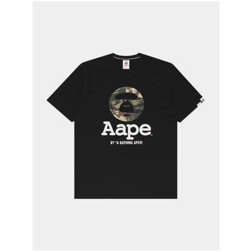 Футболка MIX CAMO MOON FACE OG aape ( m / белый / 000111 )