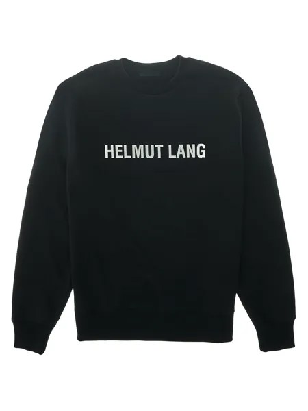 Толстовка с круглым вырезом и логотипом Core Helmut Lang, черный