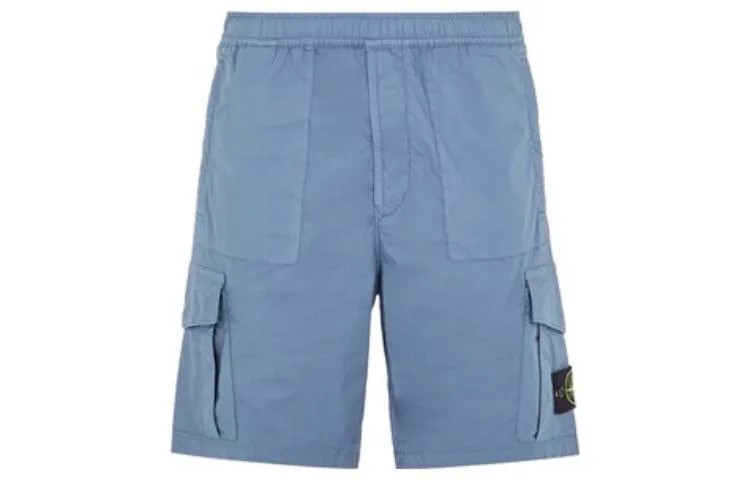 STONE ISLAND Повседневные шорты унисекс, цвет Blue Bird