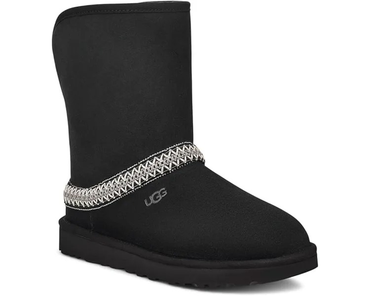 Ботинки UGG Classic Short Cresent, черный