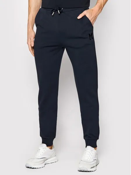 Спортивные брюки regular fit Karl Lagerfeld, синий