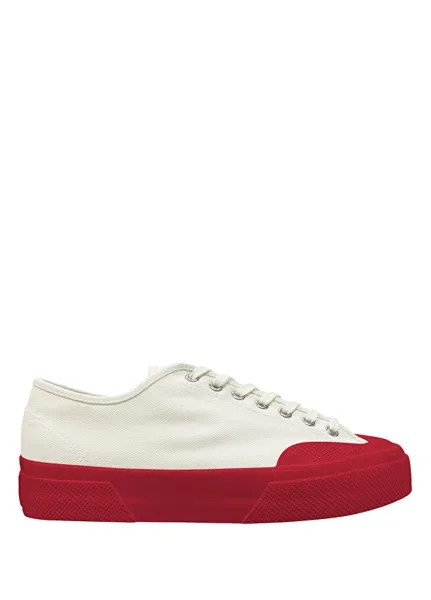 2432 красно-белые мужские кроссовки workwear workwear Superga
