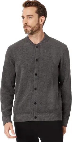 Куртка CozyChic Ultra Lite Bomber Jacket Barefoot Dreams, цвет Carbon
