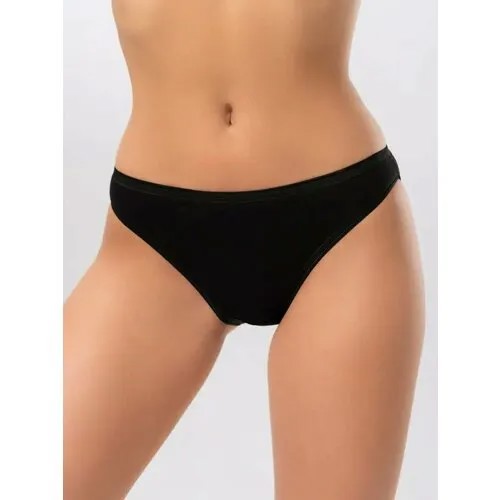 Трусы Jadea JADEA BASIC linea COTONE, размер 3, черный