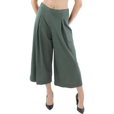 Зеленые женские укороченные брюки эластичной вязки H Halston S BHFO 2161