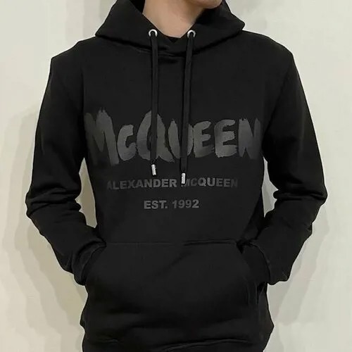 Толстовка Alexander McQueen, размер 52, черный