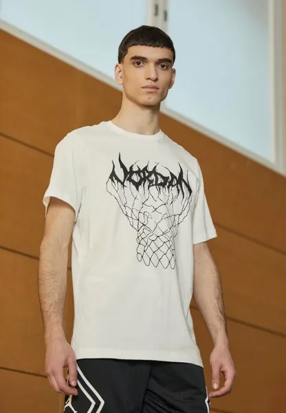 Спортивная футболка CREW Jordan, цвет white/black