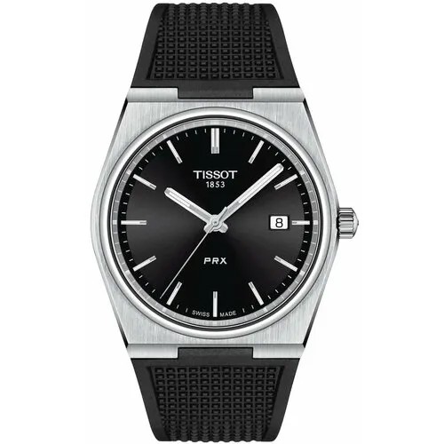 Наручные часы TISSOT T-Classic, серебряный, черный