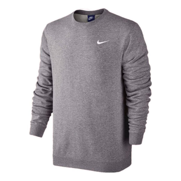 Толстовка Nike Swoosh Crew sweatshirt 'Grey', серый