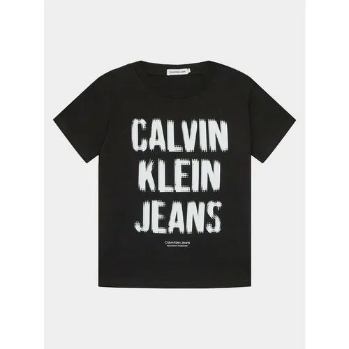 Футболка Calvin Klein Jeans, размер 16Y [METY], черный