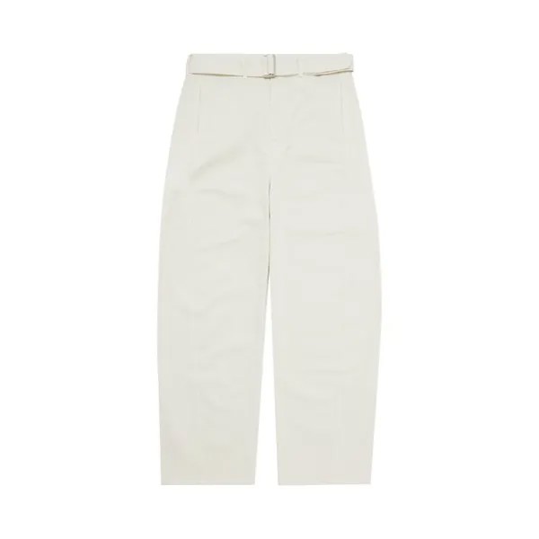 Брюки Lemaire Twisted Belted 'Clay White', белый