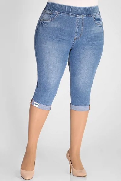 Бриджи женские AlmondShop М-12 736.С1 синие 50 RU