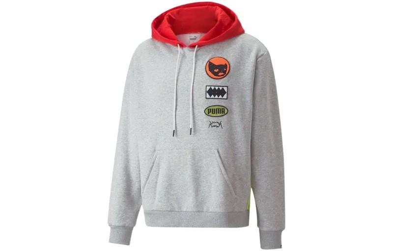 Свитшот Playbook для мужчин, серый Puma, серый