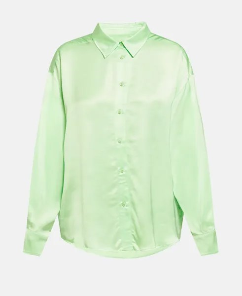 Атласная блузка Chiara Ferragni, зеленый