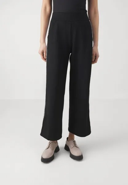 Брюки LOGO TAPE CULOTTES KARL LAGERFELD, черный