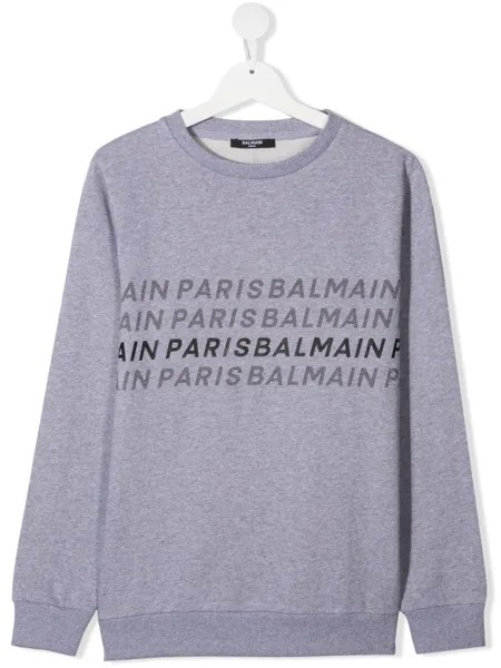 Balmain Kids толстовка с логотипом