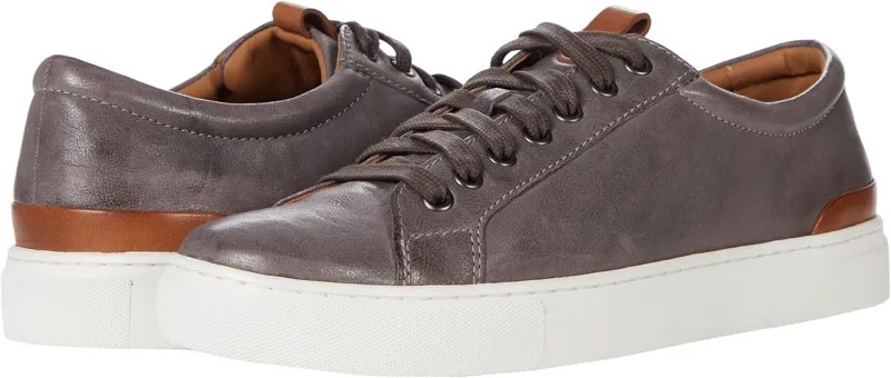 Кроссовки Banks Lace To Toe Johnston & Murphy, цвет Gray Italian Washed Sheepskin