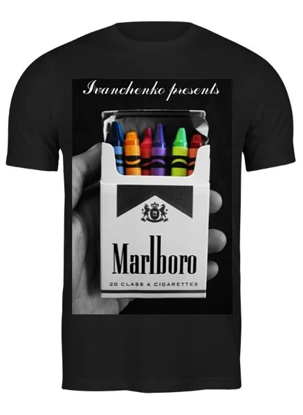 Футболка мужская Printio Майка 'ivanchenko presents' черная S