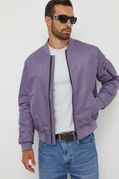 Куртка бомбер Calvin Klein, фиолетовый
