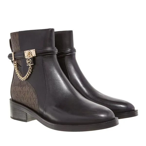 Ботинки hamilton flat bootie black Michael Michael Kors, черный