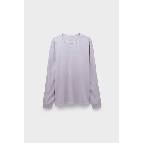 Лонгслив Maharishi 5245 hemp cross oversized l/s t-shirt, размер 54, фиолетовый