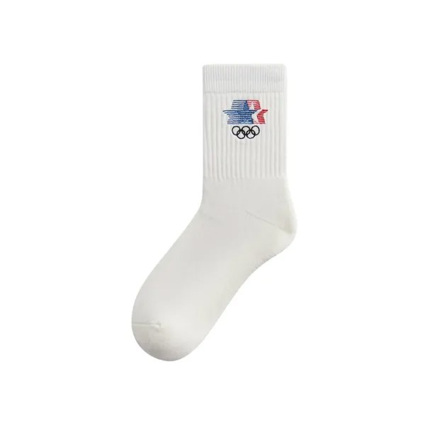 Носки Kith For Olympics Heritage Los Angeles Mid Crew Sock, цвет Silk