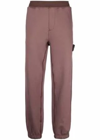 Stone Island спортивные брюки с нашивкой Compass