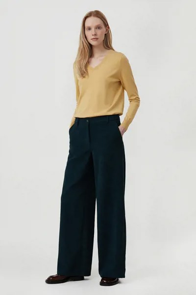 Брюки женские Finn Flare FAB11056 зеленые 3XL