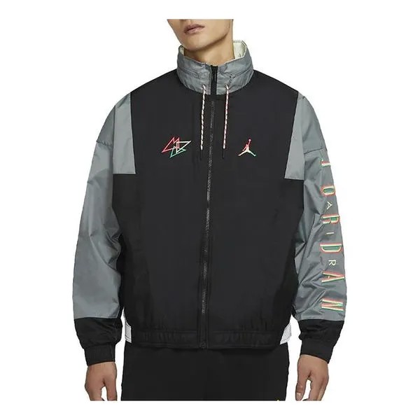 Куртка Air Jordan MENS Sport DNA Logo Printed Hooded Jacket Black, черный