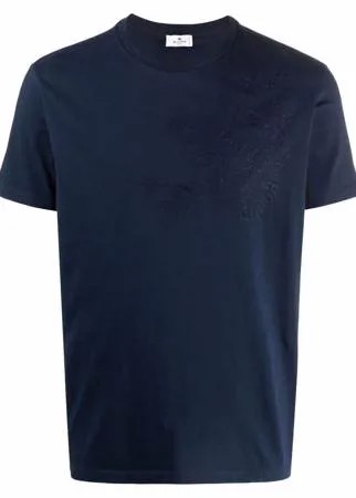ETRO футболка с вышивкой
