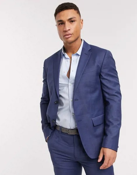 Пиджак из эластичной ткани Calvin Klein-Синий