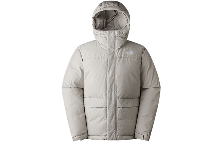 Пуховик мужской серый The North Face, серый
