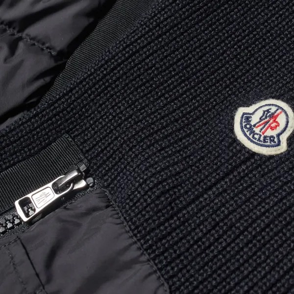 Moncler Пуховик с капюшоном, черный