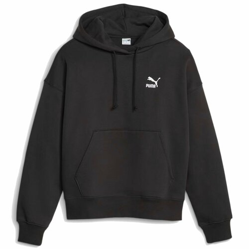 Худи PUMA CLASSICS Oversized Hoodie, размер S, , черный