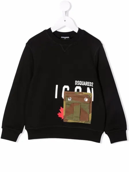 Dsquared2 Kids толстовка с карманом
