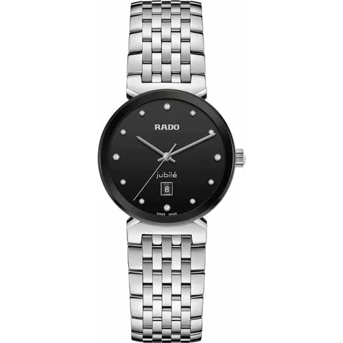 Наручные часы RADO, черный, серебряный