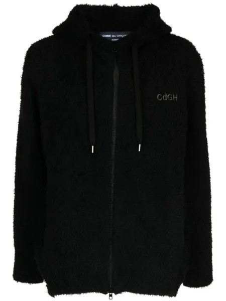 Comme des Garçons Homme куртка с капюшоном, черный