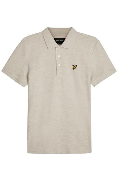 Поло Lyle & Scott, светло-серый