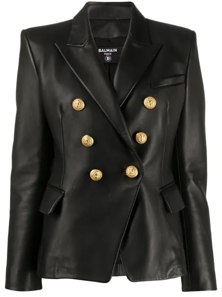 Balmain куртка на пуговицах, черный