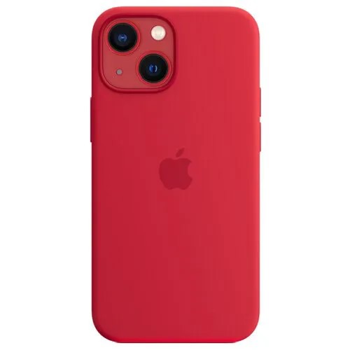 Панель-накладка Apple Silicone Case with MagSafe Red для iPhone 13 mini